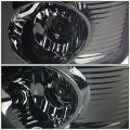 Auto Dynasty Compatible With Dodge Ram Pickup 3rd Gen Pair Of 3d Red Led Bar Chrome Housing Smoked Lens Brake Tail Lights