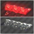 Auto Dynasty Compatible With Dodge Ram Pickup 3rd Gen Pair Of 3d Red Led Bar Chrome Housing Smoked Lens Brake Tail Lights