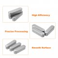 Uxcell 10pcs Round Ended Feather Key 4 X 16mm Stainless Steel Parallel Drive Shaft Stock For Type Fastening Connection