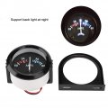 Qiilu 50 Mm Motorcycle Amp Meter Car Ammeter 2 Inch 52mm 60-0-60a Gauge For Modificaton