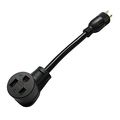 Parkworld 885040 Power Adapter Cord 3-prong Generator 20a Locking L5-20p Male To Welding 50 Amp 6-50r Female 