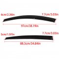 Gxywady Window Visor Sun Rain Smoke Guard Vent Shade 4pcs Replacement For Kia Optima K5 2011 2012 2013 2014 2015