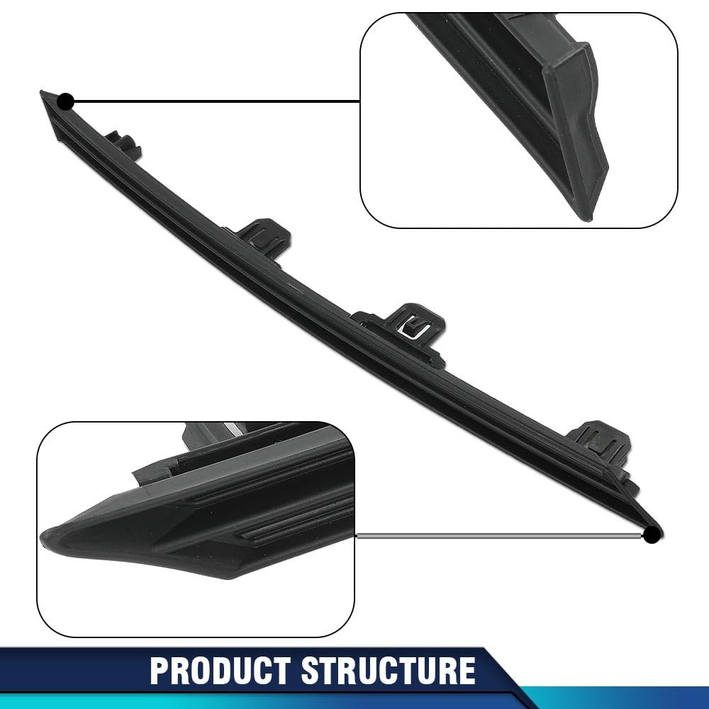 Front Bumper Grille Insert Upper Trim Molding For Toyota Rav4 2019-2022 531240r040 To1212112 Left