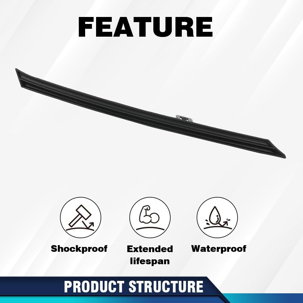 Front Bumper Grille Insert Upper Trim Molding For Toyota Rav4 2019-2022 531240r040 To1212112 Left