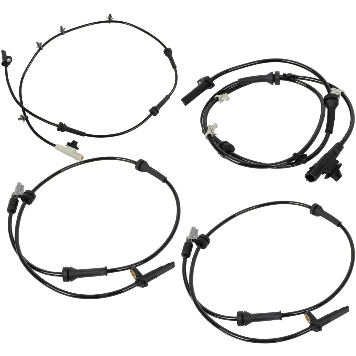 4pcs Abs Speed Sensor Front Rear Right Left Fit For Nissan Altima 2007-2012 Maxima 2009-2014