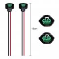 2pcs Wire Pigtail Female C H11 Two-beam Headlight Low Beam Bulb Plug Connector For 2004-2006 Lexus Rx330