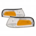 Headlightsdepot For Ford Crown Victoria Corner Lights Replacement Driver Passenger Pair New 