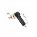 Uxcell 10 Pcs 2mm M2 Linkage End Tie Rod Metal Ball Head Black For Rc Boat Airplane Robot
