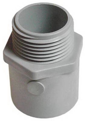 Cantex Pvc Male Terminal Adapter Threaded 1-1 2 Ul Schedule 40