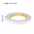Uxcell Cloth Duct Tape Double Side Adhesive For Hardwood Floors Carpets 66 Ft X 0 4 Inch Lxw Milky Clear