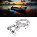 Heavy Duty 316 Stainless Steel Jaw Swivel Snap Shackle Quick Release Pin Small Ring Material Ideal For Sailboat Spinnaker