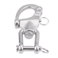 Heavy Duty 316 Stainless Steel Jaw Swivel Snap Shackle Quick Release Pin Small Ring Material Ideal For Sailboat Spinnaker