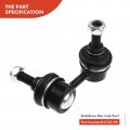 A-premium Set Of 6 Front Sway Bar Link Inner Outer Tie Rod End Compatible With Mitsubishi Lancer 2003 2004 2005 2006 Fwd Awd