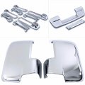 2009-2012 Dodge Ram Chrome Door Handle Cover 4d With Passenger Keyhole Mirror With Turn Signal Not Fit On Towing Combo Kit 