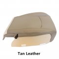 Secosautoparts Driver And Passenger Bottom Replacement Perforated Leather Seat Cover Tan Fit For Dodge Ram 2500 3500 4500 5500