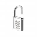 Uxcell 8-digit Combination Padlock Push Button Lock For Locker Cabinet Silver Tone
