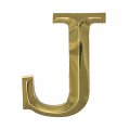 Monogram Letter J Door Knocker Brass 