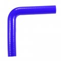 X Autohaux 19mm 0 75 Id 90 Degree Elbow Silicone Reducer Hose Pipe Bend Turbo Water Intercooler Blue