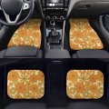 Foruidea 70 S Retro Sunflower Front Rear Car Floor Matss Auto 4-pcs Full Set Car Carpet Universal Fit For Suvs Trucks Sedans