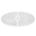 Dream Lighting 12v Led Utility Fixture Bright Ceiling Double Dome Lights Pancake Light Warm White With Switch Replace Halogens 