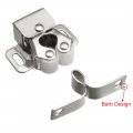 Uxcell Cabinet Door Double Roller Catch Ball Latch With Prong Hardware Silver 20pcs