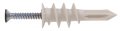 The Hillman Group 41443 Wallboard Anchors With Black Screw 10-pack 