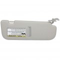 Ocpty Left Driver Side Gray Sun Visor Without Sunroof Fit For 2011 2012 2013 2014 2015 Hyundai Elantra 852103x000tx