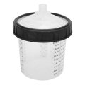 Automotive Paint Tool 23pcs Disposable Mixing Cup Kit With Seal Ring And Lids System 0-600ml 0-20 3oz F110808