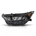 Led Headlight Assembly Left Driver Side For Toyota Rav4 Le Xle 2019 2020 2021 2022 Clear Lens Black Housing Amber Reflector 