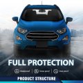 Front Bumper Upper Grille Assembly For Ford Ecosport 2018 2019 2020 2021 2022 Gn15-17b968-aaw Chrome And Black Polypropylene