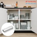 Uxcell 4pack Push To Open Door Latch Aluminum Alloy Magnetic Latches For Hidden Cabinets Rv Drawers Kitchen Cupboard Silver