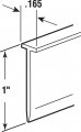 Slide-co 194342 Shower Door Bottom Sweep 36 In X 1 Strip Vinyl Construction Clear 5 32 Tee Insert Shape Single Pack