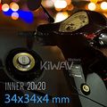 Kiwav Vawik Cnc Anodizing Aluminum Alloy 6061 Steering Lock Trim Gold For Vespa Lx S Et4 Gts Gtv 