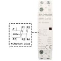 Baomain Ac Contactor Bmr1-25 Bmr15 02 220v 25a 2 Pole 50 60hz Normally Closed Circuit Control 35mm Din Rail Hc1-25