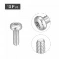 Uxcell M4x16mm Torx Security Machine Screws 10pcs 316 Stainless Steel Pan Head Tamper Proof Screw Fasteners Bolts