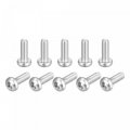 Uxcell M4x16mm Torx Security Machine Screws 10pcs 316 Stainless Steel Pan Head Tamper Proof Screw Fasteners Bolts