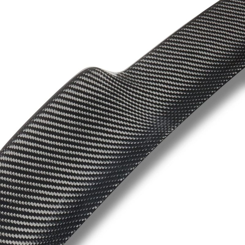 Auto Dynasty V-style Rear Car Trunk Lid Spoiler For Honda Accord Sedan 2013-2017 Glossy Black Carbon Fiber