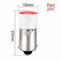 Uxcell Led Bulbs 24v Dashboard Light Red Ba9s Base Bulb 5pcs