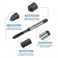 Uxcell 4pcs Metric Spiral Point Thread Taps M5 X 0 8 H2 Nitride Coated Screw Tap Fully Ground High Speed Steel 6542 Machine