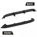 G-plus Upper Grille Bumper Grill Molding Trim Glossy Black Compatible With Toyota Corolla Se Xse Sedan 2020 2021 2022