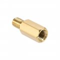Uxcell M5x15mm 7mm Male-female Brass Hex Pcb Motherboard Spacer Standoff For Fpv Drone Quadcopter Computer Circuit Board 5pcs