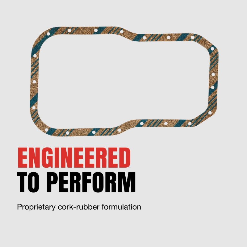 Os30061c1 Oil Pan Gasket Set Rubber Formulation For Imperfect Sealing Surfaces Stock Size