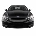 Slickmod Chrome Delete Blackout Vinyl Overlay For 2019-2020 Ford Fusion Front Grill Trim Gloss Black 3 Lower 