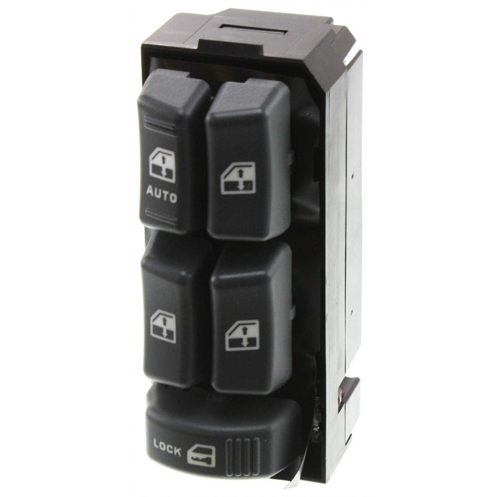 Window Switch For Gmc K2500 K3500 1995 1996 1997 1998 1999 2000 Front Driver Side Gray 5 Button Clx-m0-usa-arbc505208-cl360a82