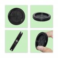 Flyshop Black 60 Mm 2-3 8 Round Rubber Plug 50 2 Id 20-pack Double-sided Synthetic Grommets Firewall Hole Wire Protection