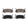 Disc Brake Pads For Mazda Mx 3 1992 1993 1994 1995 Semi Metallic Friction Material 1 66 Inner Height 4 00 In Width Front 