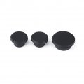 3pcs Tailgate Plug Fit For Jeep Wrangler Jk 2007-2018 Rubber Spare Tire Carrier Delete Black 