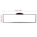 Car Interior Rear View Mirror Adjustable Wide Angle With Suction Cup 8 Inch