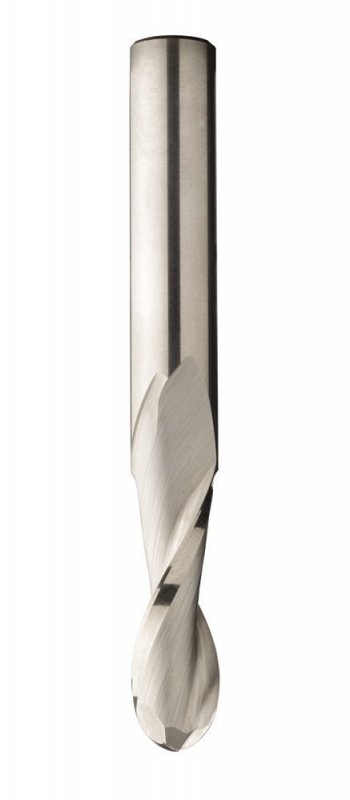 Cmt 199 0081 Solid Carbide Upcut Ball Nose Spiral Bit With 1 4-inch Diameter 1 Shank