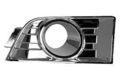 07-10 Ford Edge Left Right Bumper Inserts For Fog Lights Chrome Pair 